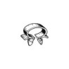 SACHET AGRAFES 1315 ATTACHE-FILS AGRAFES OMEGA PASSAGE FIL 13 MM