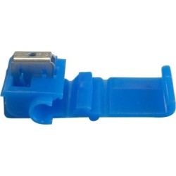 Connecteur auto dénudant double lames bleu 1.0 à 2.5mm²