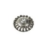 Brosse métallique circulaire fil torsadé Ø100mm M14