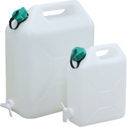 JERRICAN 5 LITRES PLASTIQUES + ROBINET