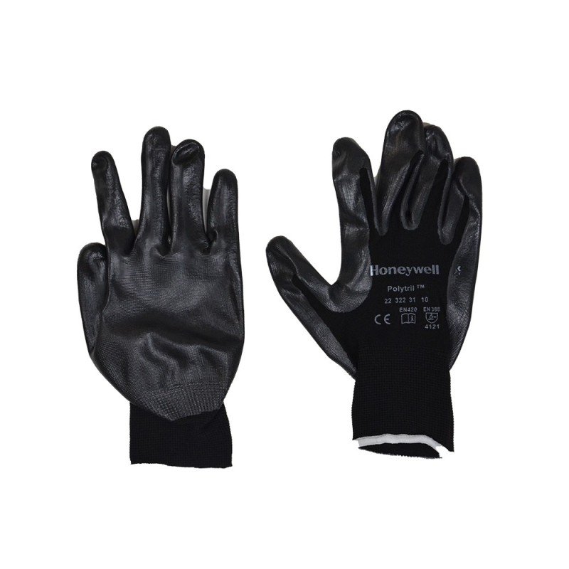 GANTS DE PROTECTION ENDUIT NITRILE BLACK TAILLE 10 CERVA