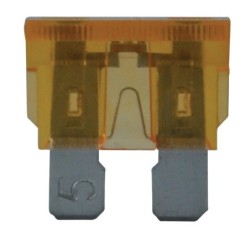 FUSIBLES LUMINEUX 5A BOITE DE 25 BEIGE