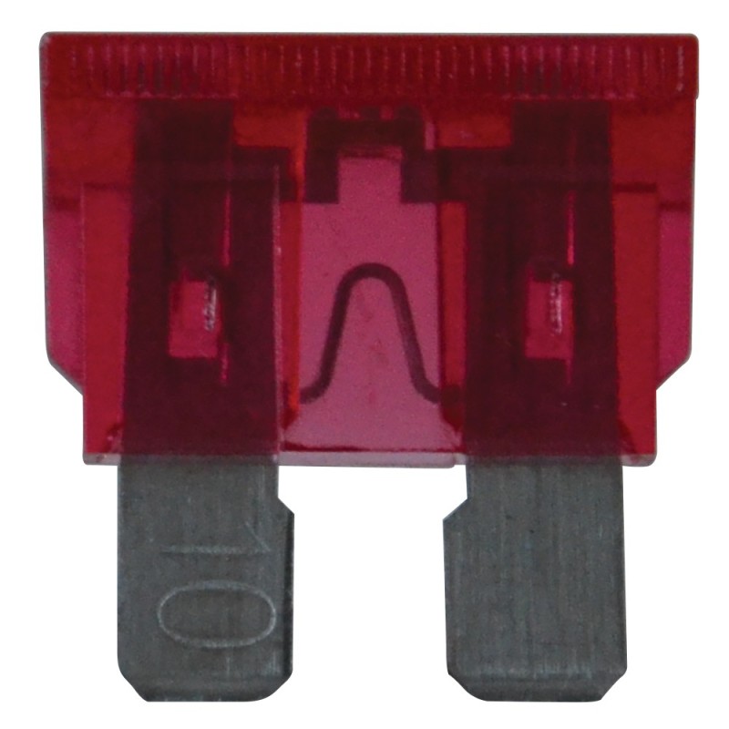 FUSIBLES LUMINEUX 10A BOITE DE 25 ROUGE