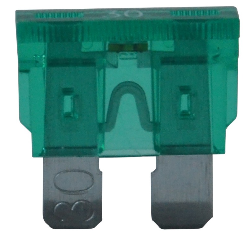 FUSIBLES LUMINEUX 30A BOITE DE 25 VERT