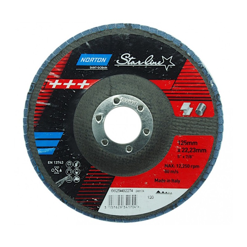 Disques à tronçonner machine portative et fixe Ø125 x 3,0 x 22,2mm Déporté - ACIER