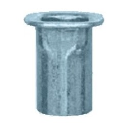 SACHET ECROUS 9828 ECROU A SERTIR ACIER M6 SURPLAT 9mm FIAT