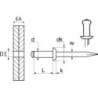 SACHET RIVETS 11125 GARNISSAGE Ø POINCONNAGE 6A6,5MM