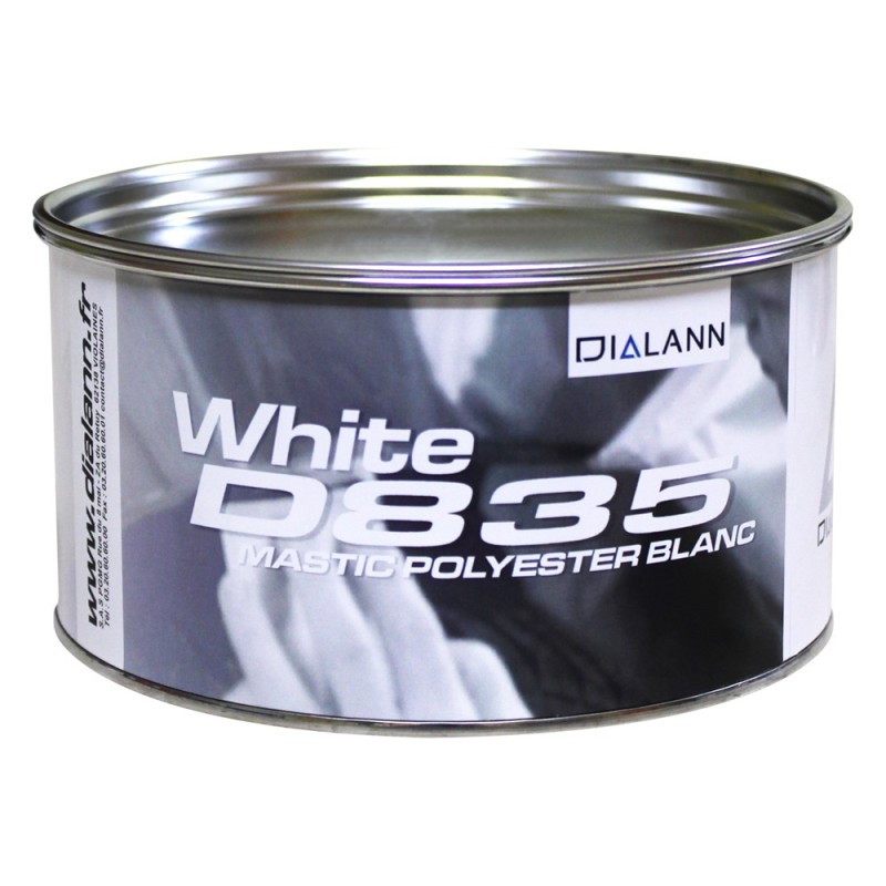 Mastic polyester white D835 1,76Kg