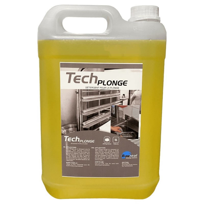 TECH PLONGE LIQUIDE VAISSELLE 5L