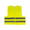GILET DE SIGNALISATION 2 BANDES HAUTE VISIBILITE JAUNE T.U