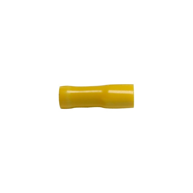 Cosse plate femelle jaune isolée 6.35mm²