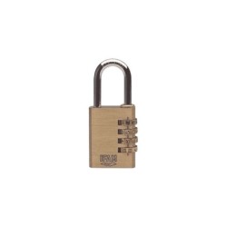 Cadenas corps laiton verrouillage à chiffre 40 mm