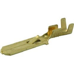 Clip male plat avec languette de blocage 4.8x0,8mm