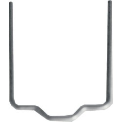 Agrafe de réparation plastique Prédécoupée forme double panneau inversé 7mm