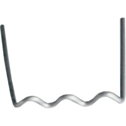 Agrafe de réparation plastique prédécoupé forme U 8mm