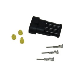 KIT CONNECTEUR 3 VOIES COSSE MALE