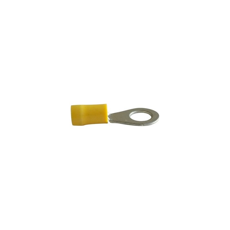 Cosse borne jaune Ø8 mm
