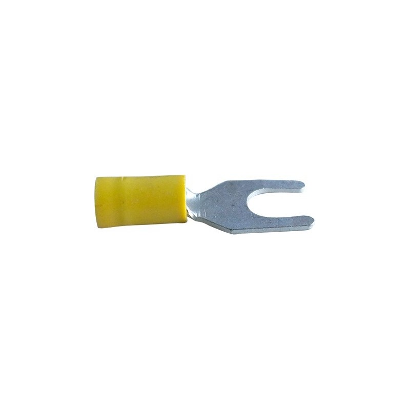 Cosses fourche M8 jaunes