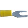 Cosses fourche M8 jaunes
