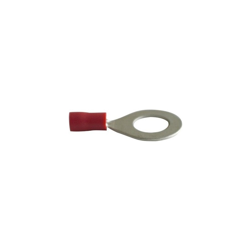 Cosse borne rouge Ø10 mm