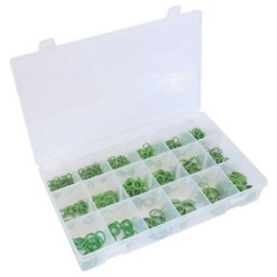 Assortiment de 420 joint toriques vert Ø 5 à 17mm