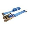 Sangle d'arrimage intérieur à cliquet - crochets monobloc Sangle Longueur 6,0m Largeur (mm) 50 Rupture (T) 2 TMU (T) 1