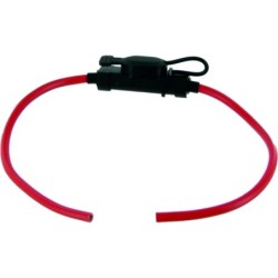 PORTE MICRO FUSIBLE câble de 30cm (4mm²) (max 30A)