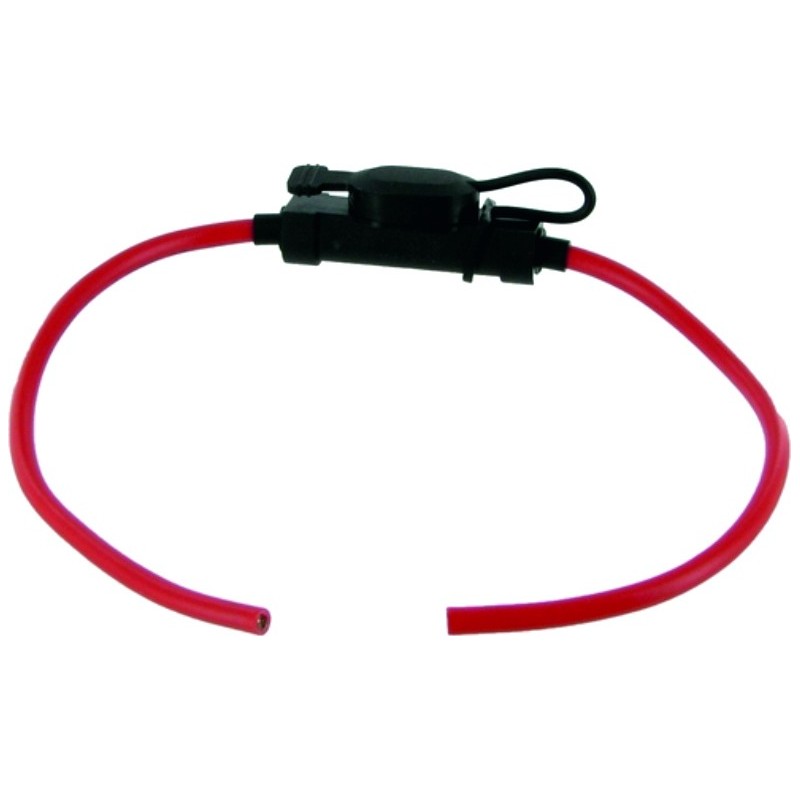 PORTE MICRO FUSIBLE câble de 30cm (4mm²) (max 30A)