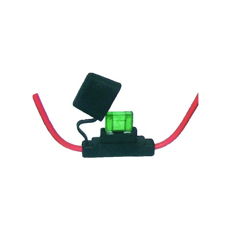PORTE FUSIBLE ENFICHABLE ETANCHE PRECABLE 4mm² 30cm