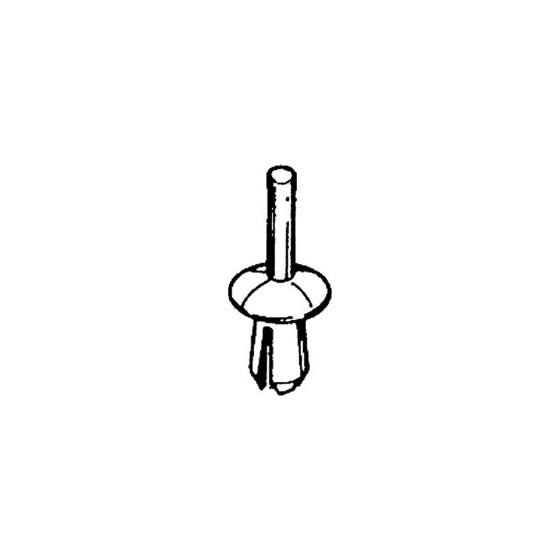 SACHET RIVETS PLASTIQUES 441 Ø POINCONNAGE 3,5MM TYPE PEUGEOT CITROËN
