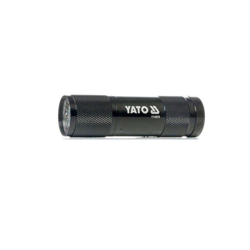 MINI TORCHE 9 LEDS NOIRE 3x1,5V AAA YATO