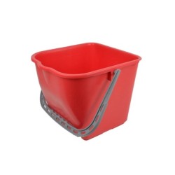 SEAU ROUGE 15L POUR CHARIOT MENAGE REF: 30050070/71/72