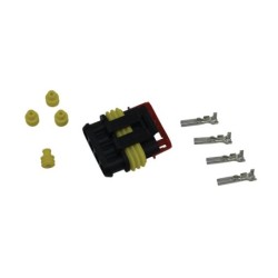 KIT CONNECTEUR 4 VOIES COSSE FEMELLE