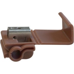 Connecteur auto dénudant double lame marron 2.5 à 6mm²