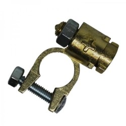 Cosse batterie + double serrage pour cable 35mm²