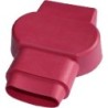Capot de protection rouge grand modèle pour cosses de batterie