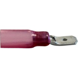COSSES THERMO PLATE MALE 4,8MM BLEU