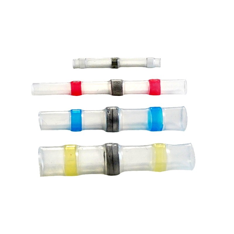 MANCHON A SOUDER THERMO-RETRACTABLE TRANSPARENT SECT 0.3/0.8 x25pces