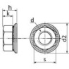 SACHET ECROU 873 ECROUS RONDELLES DIAM 6 x 18 x 1.00mm
