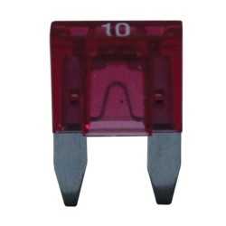 MINI FUSIBLES LUMINEUX 10A BOITE DE 25 ROUGE