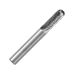 Fraise lime carbure cylindrique bout rond Ø6