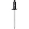 SACHET DE RIVETS 4077 6.4x12 TETE DE 12 NOIR