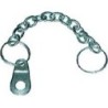 Chainette métallique 12 cm pour clé coupe batterie unipolaire