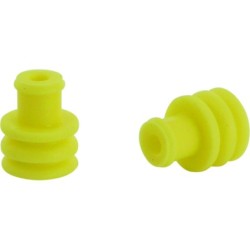 JOINT ETANCHEITE POUR CONNECTEUR ETANCHE JAUNE 1.8 à 2.4mm