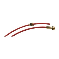 GAINE GUIDE FIL TEFLON ROUGE POUR FIL 1 a1.2 mm Lg 4m