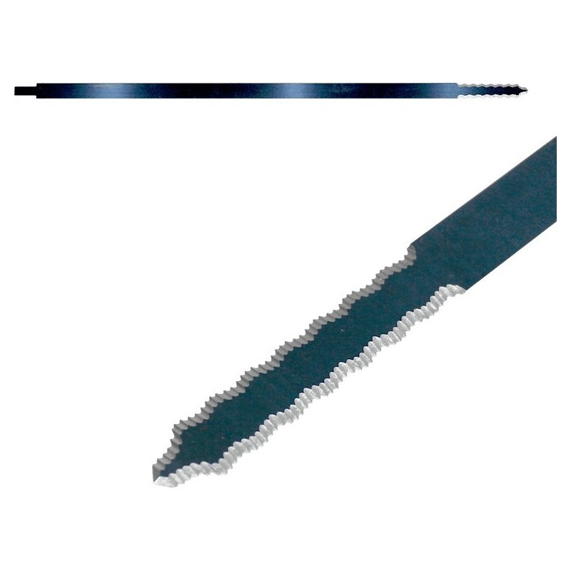 Lames dentelées pour couteau Pneumatique EXCALIBUR 300mm 15g