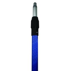 MANCHE TELESCOPIQUE FIBRE DE VERRE 2 x 1.5m NOUVEAU