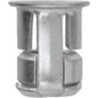 SACHET 498 ECROUS EN CAGE ZINGUE BLANC Ø8 PERCAGE 13mm EP 1.8 à 7mm