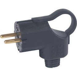 Fiches caoutchouc IP44 16A 240V mâle LEGRAND
