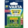 Piles Varta rondes alcalines AA - LR06 Rechargeables
